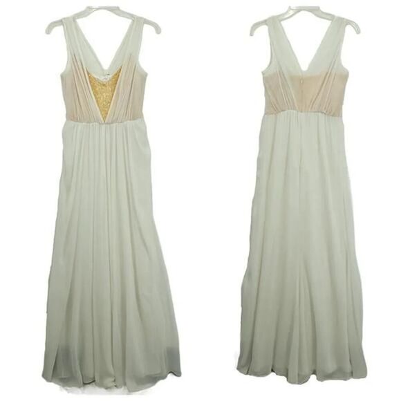 Mark & James Badgley Mischka Sequin Chiffon Gown - Picture 1 of 7
